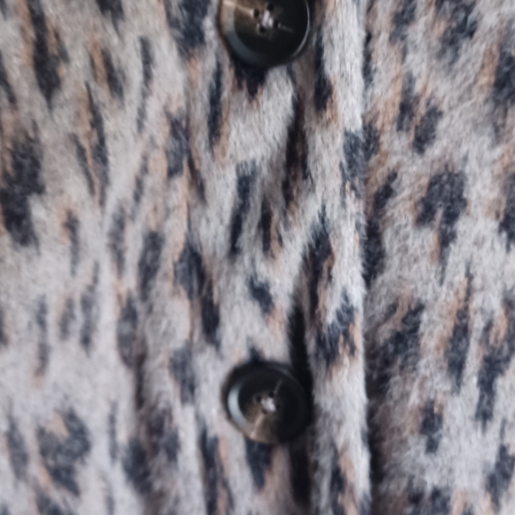 Maurices heavy animal print cardigan - Picture 5 of 6